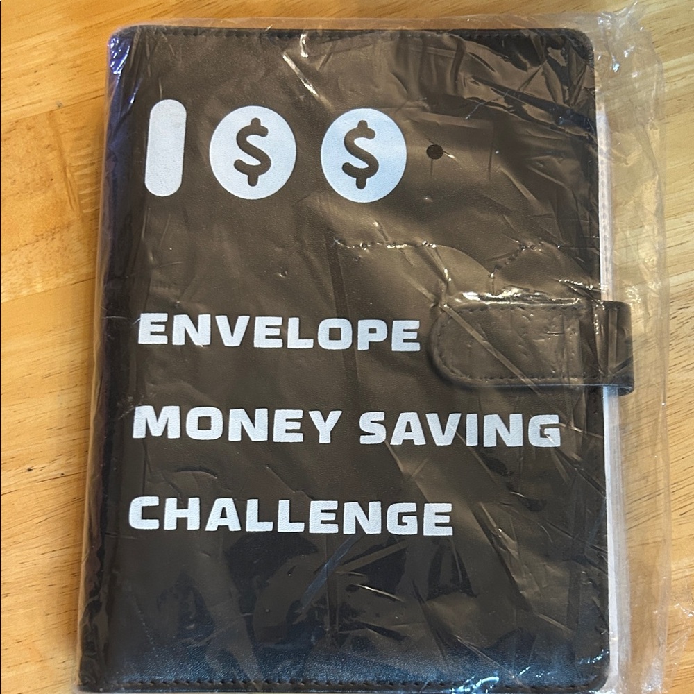 Black Money Saving Challenge Envelope